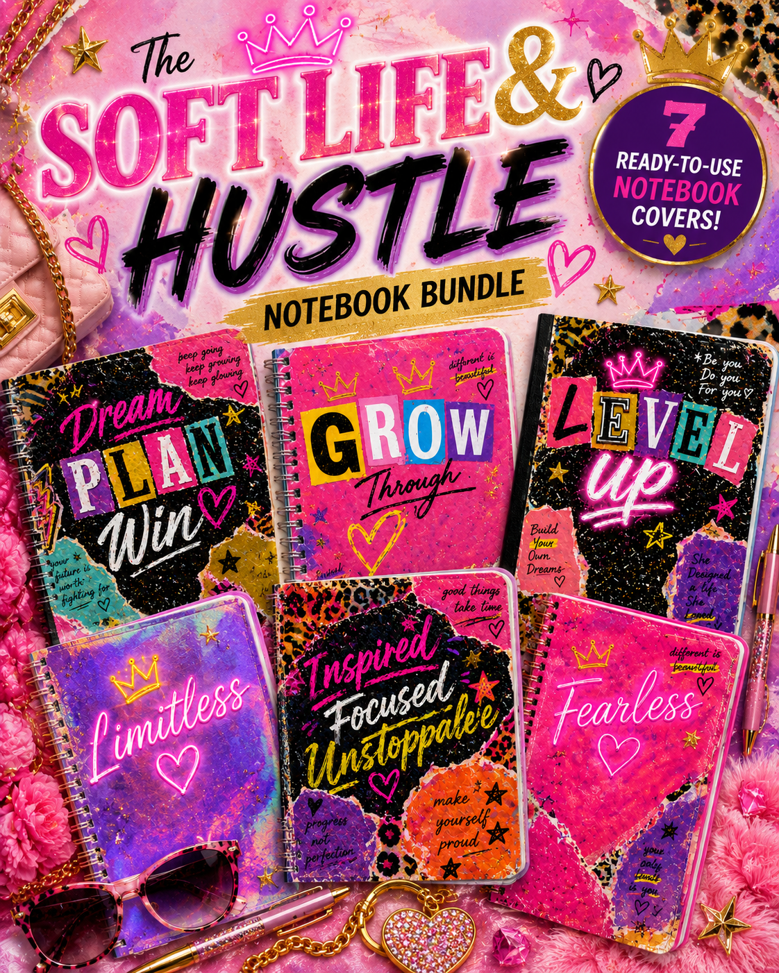 πβ¨ Soft Life & Hustle Notebook Bundle ππ
