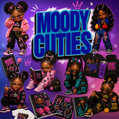 Moody Cuties™ Bold Attitude. Big Energy. Ready-to-Use Character Pack.