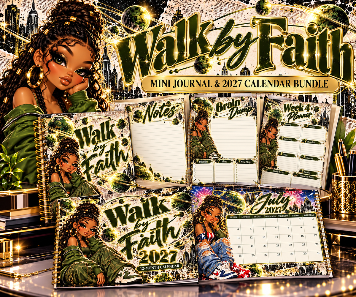 Walk by Faith Mini Journal & 2027 Calendar Bundle