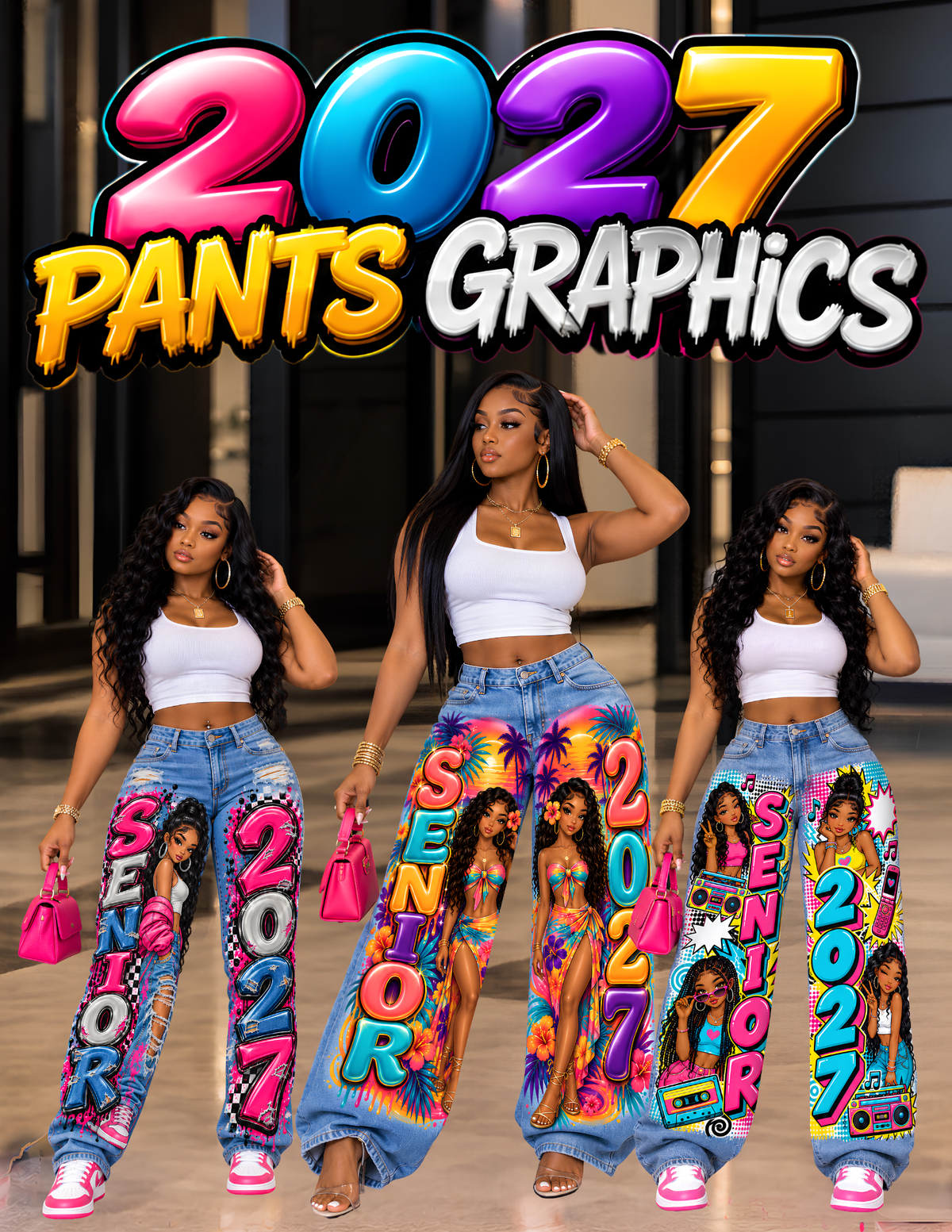 👖 2027 Senior Pants Graphics 🎓