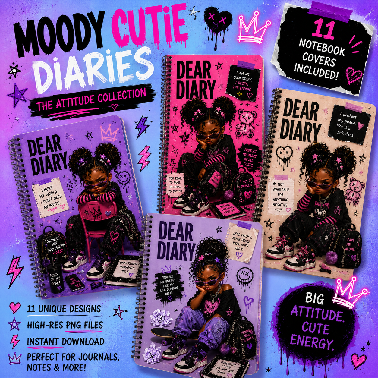 Moody Cutie Diaries: The Attitude Collection 💋