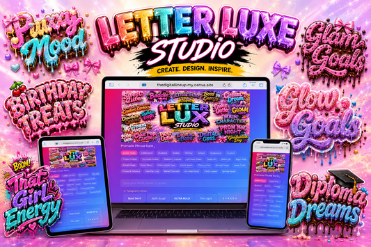 ✨ Letter Lux Studio™ | Custom Text Design